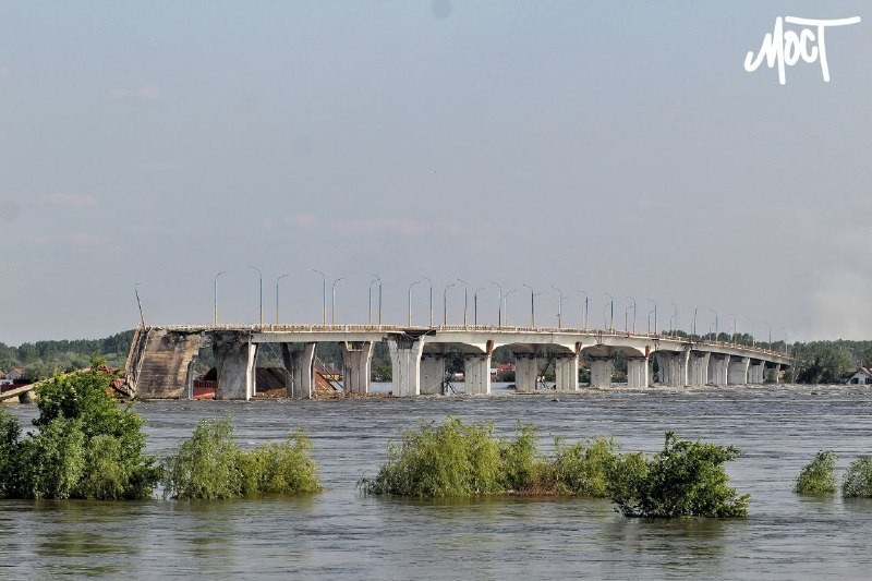 Район Антоновского моста в Херсоне.