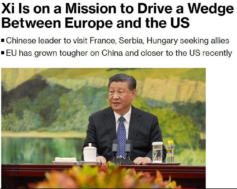 Американцы уже напуганы визитом китайского лидера в Европу. Боятся, что он будет...