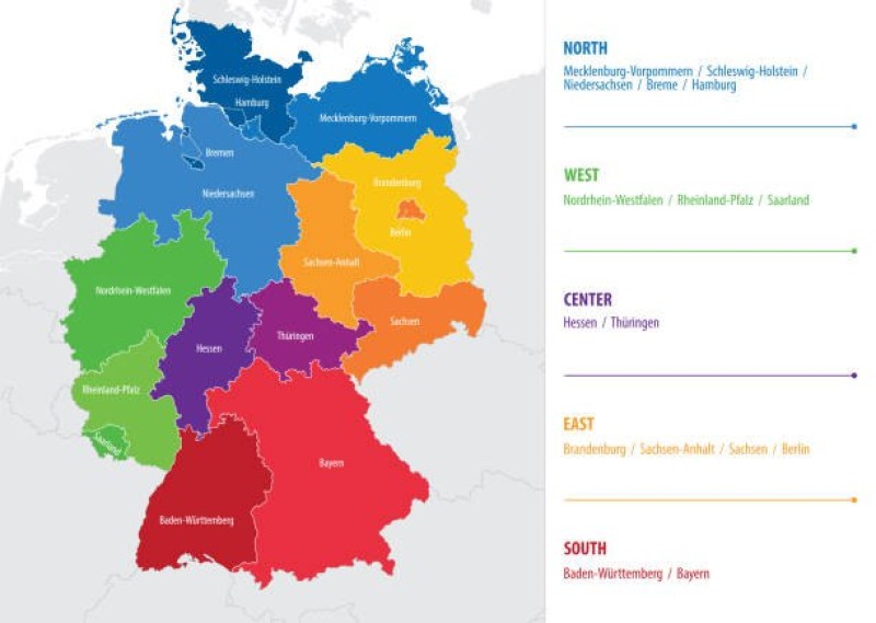 Мало кто знает что Германия состоит из 16 федеральных штатов, каждое из...