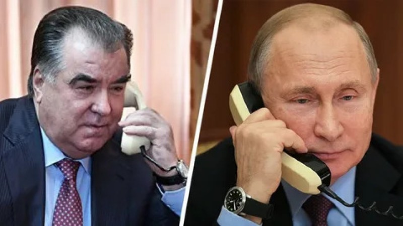  Состоялся телефонный разговор Президента России В.Путина с Президентом Таджикистана Э.Рахмоном
